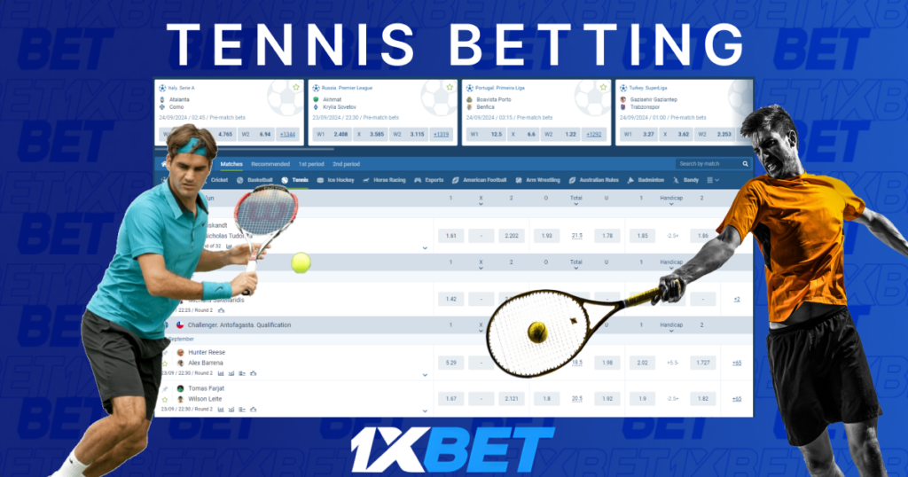 1xBet Betting Tennis